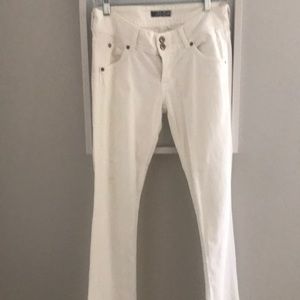 Hudson white jeans